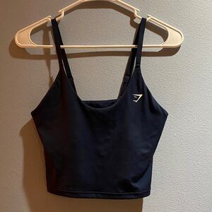 Gymshark Navy Blue Crop Top Small